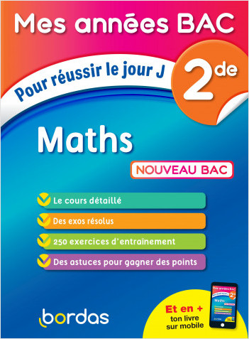 Mes années BAC - Maths 2de
