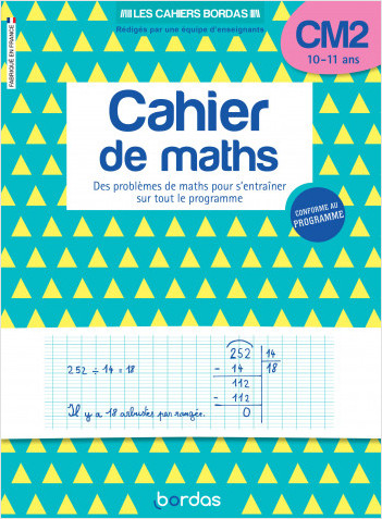 Cahier de maths CM2