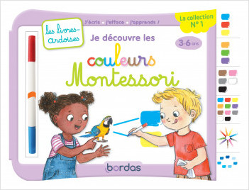 Les livres-ardoises - Les couleurs Montessori