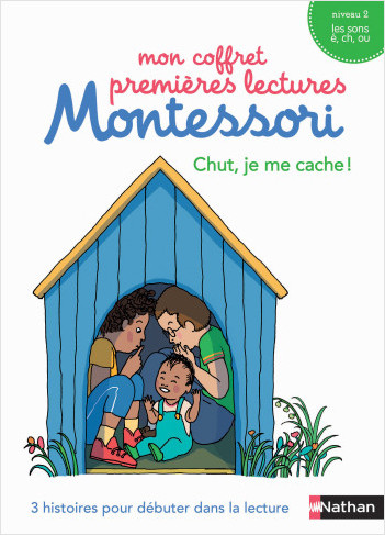 Mon coffret premières lectures Montessori : Chut, je me cache ! - Niveau 2 - 4/7 ans - 