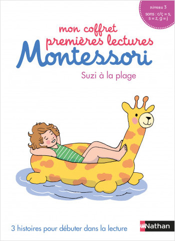 Mon coffret premières lectures Montessori : Suzi à la plage - Niveau 3 - 4/7 ans