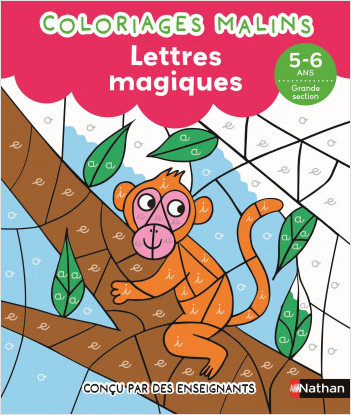 Lettres magiques GS - Coloriages malins - Dès 5 ans