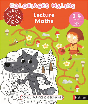 Coloriages malins - Lecture et Maths - Petite Section (PS)