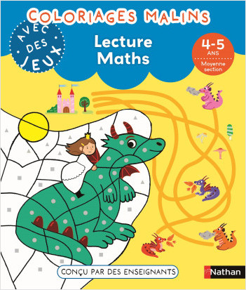 Coloriages malins - Lecture et Maths - Moyenne Section (MS)