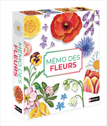 Mémo des fleurs - Un jeu de memory pour apprendre en s'amusant en famille - Dès 4 ans