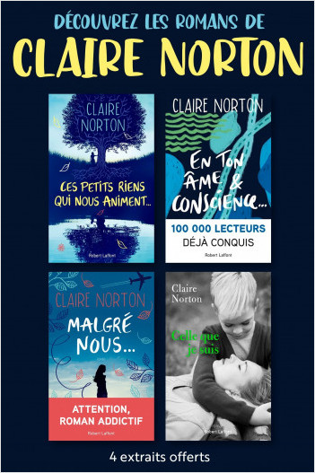 Extraits gratuits de quatre romans de Claire Norton