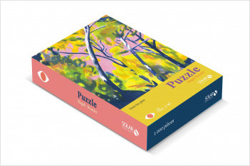 puzzle 1000 pièces Sous les pins - Magali Brueder - Un magnifique puzzle coloré et design pour des moments de détente 