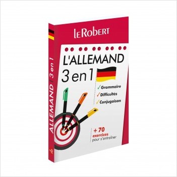 Le Robert - L'allemand 3 en 1 : grammaire, difficultés, conjugaison