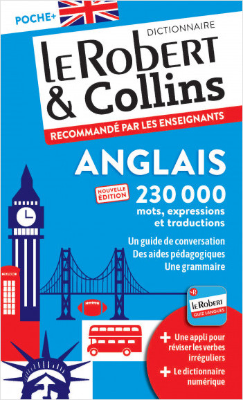 Dictionnaire Le Robert & Collins Poche Plus anglais et sa version numérique à télécharger PC - Nouvelle édition