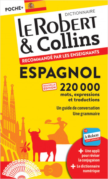 Dictionnaire Le Robert & Collins Poche Plus espagnol et sa version numérique à télécharger PC - Nouvelle édition