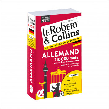 Dictionnaire Le Robert & Collins poche allemand et sa version numérique à télécharger PC
