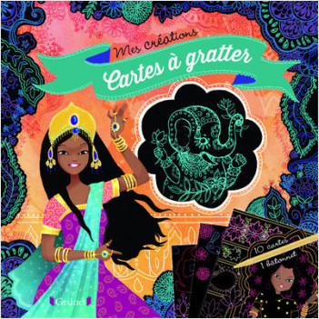 Cartes à gratter : Princesses – Pochette avec 10 cartes à gratter – À partir de 6 ans