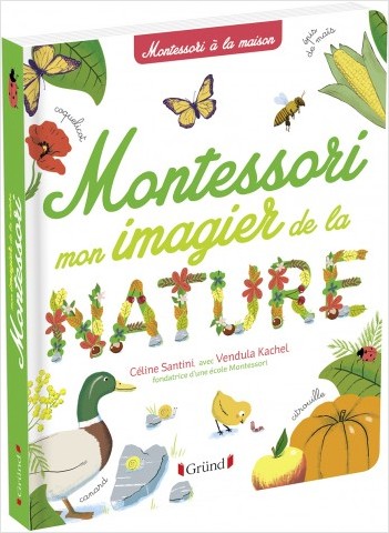 Mon imagier de la nature Montessori – Album documentaire Montessori avec plus de 150 mots – À partir de 3 ans