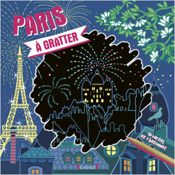 Paris à gratter – Pochette avec 10 cartes à gratter – À partir de 6 ans