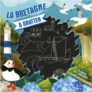 La Bretagne à gratter – Pochette avec 10 cartes à gratter – À partir de 6 ans