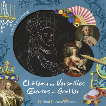 Cartes à gratter : Œuvres d'art de Versailles – Pochette avec 10 cartes à gratter – À partir de 6 ans