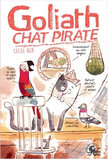 Goliath, chat pirate - Lecture roman jeunesse humour - Dès 8 ans