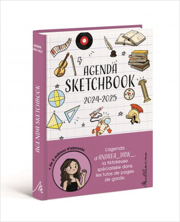 Agenda Sketchbook avec Andrea_drw 2024-2025