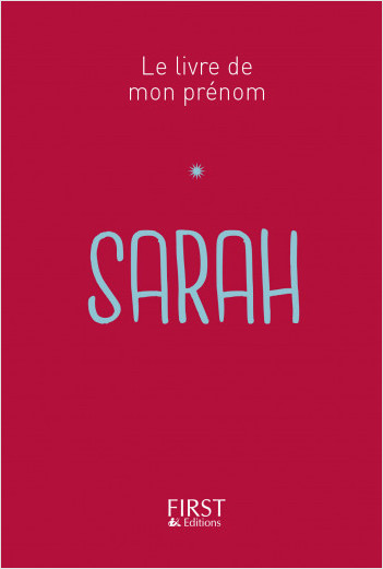 Le Livre de mon prénom - Sarah