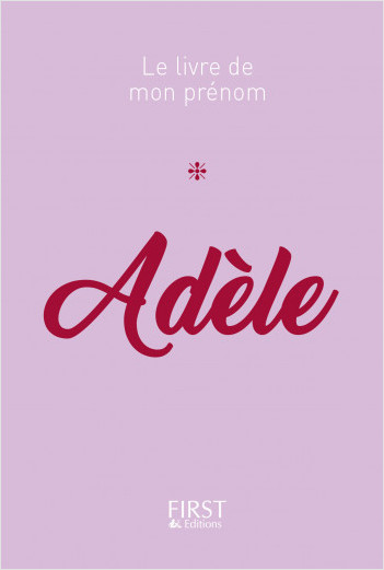 60 Le livre de mon prénom - Adèle