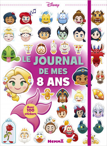 Disney Emoji - Le journal de mes 8 ans (Princesses)