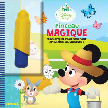 Disney Baby - Pinceau magique - Livre avec pinceau magique - Dès 3 ans