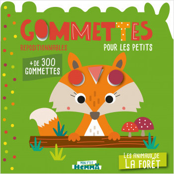 Mon P'tit Hemma - Gommettes pour les petits - Les animaux de la forêt