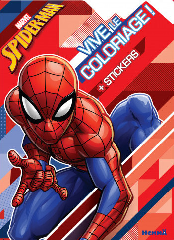 Marvel Spider-Man - Vive le coloriage ! (Fond formes géométriques)