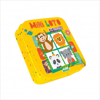 Mini Loto - Les animaux - Mini jeux à emporter partout - dès 3 ans