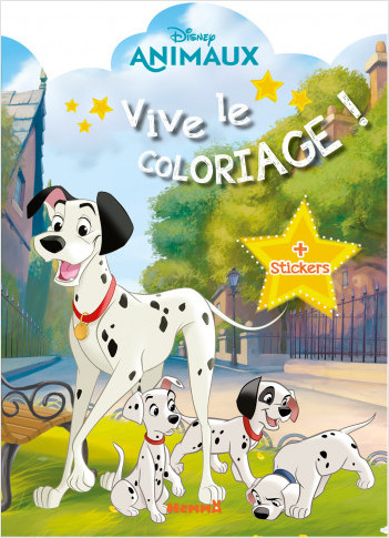 Disney Animaux – Vive le coloriage – Livre de coloriage avec stickers – Dès 4 ans