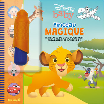Disney Baby – Pinceau magique – Livre avec pinceau magique – dès 3 ans
