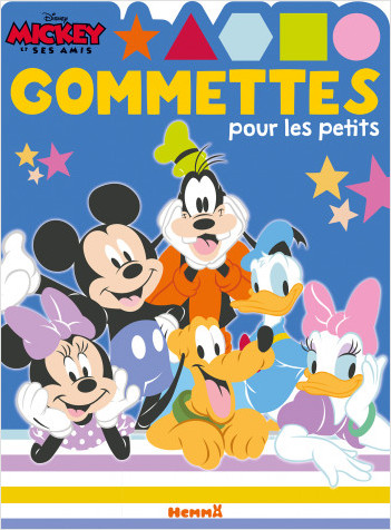 Disney Mickey et ses amis – Gommettes pour les petits  – Livre de gommettes – Dès 4 ans