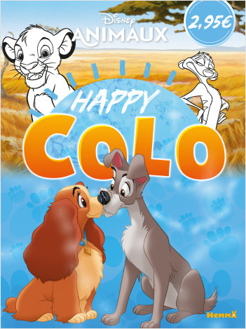 Disney Animaux – Happy Colo – Livre de coloriage – Dès 5 ans 