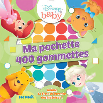 Disney Baby - Ma pochette 400 gommettes - Pochette de gommettes - Dès 4 ans