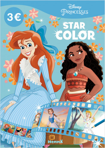 Disney Princesses – Star Color – Livre de coloriage – Dès 4 ans
