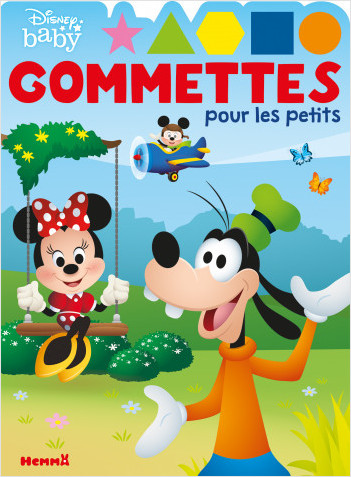 Disney Baby – Gommettes pour les petits (Dingo, Minnie et Mickey) - Livre de gommettes – Dès 4 ans