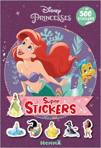 Disney Princesses -  Super stickers - Bloc de coloriages avec stickers - Dès 5 ans