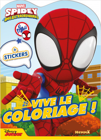 Marvel Spidey et ses amis extraordinaires – Vive le coloriage ! – Livre de coloriage avec stickers – Dès 4 ans