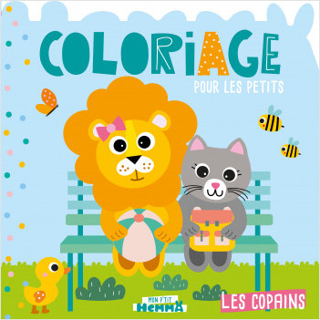 Mon P'tit Hemma - Coloriage pour les petits - Les copains - Album de coloriage - Dès 3 ans