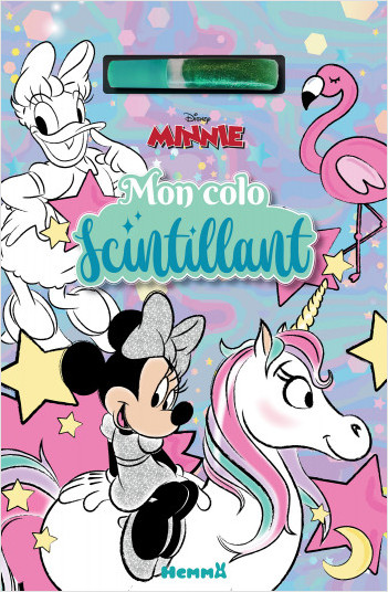 Disney Minnie - Mon colo scintillant - Bloc de coloriage - Dès 4 ans