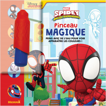 Marvel Spidey et ses amis extraordinaires – Pinceau magique – Livre avec pinceau magique – dès 3 ans	