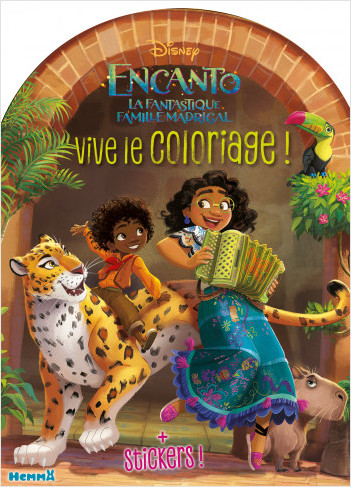 Disney Encanto – Vive le coloriage ! – Livre de coloriage avec stickers – Dès 4 ans
