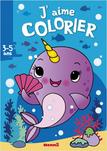 J'aime colorier - Licorne des mers - Livre de coloriage – Dès 3 ans