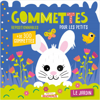 Mon P'tit Hemma - Gommettes pour les petits - Le jardin - Livre de gommettes repositionnables - Dès 3 ans