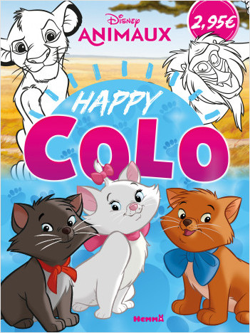 Disney Animaux – Happy Colo – Livre de coloriage – Dès 5 ans