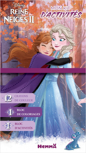 Disney La Reine des Neiges 2 – Mon kit d'activités – Kit d'activités et coloriage – Dès 5 ans