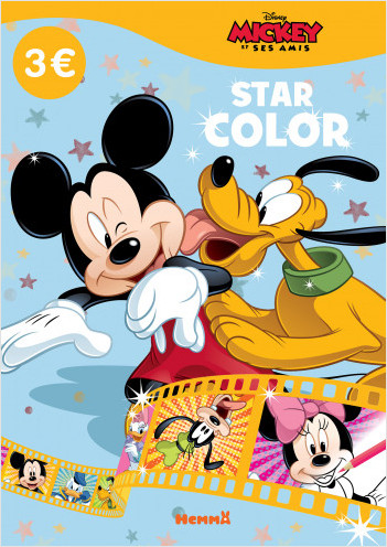 Disney Mickey et ses amis – Star Color – Livre de coloriage – Dès 4 ans