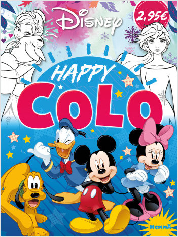 Disney – Happy Colo – Livre de coloriage – Dès 5 ans	
