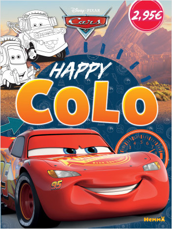 Disney Pixar Cars - Happy colo – Livre de coloriage – Dès 5 ans