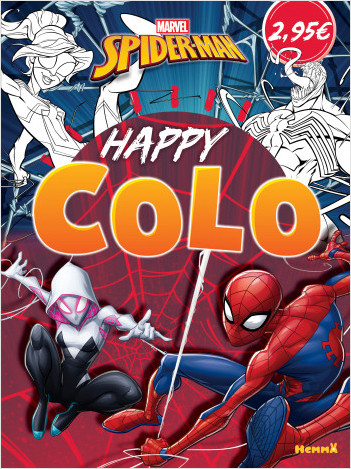 Marvel Spider-Man - Happy colo – Livre de coloriage – Dès 5 ans